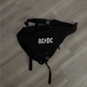 Rare Vintage AC/DC black waist bag